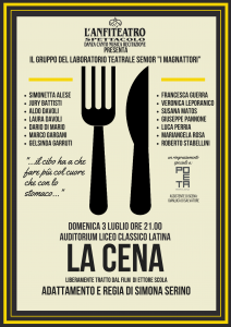 la cena locandina definitiva e corretta