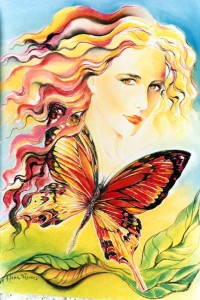 La donna farfalla Metamorfosi di Milena Petrarca 