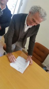 La firma del Sindaco Coletta