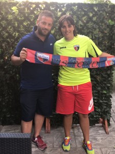 Silvana Macchia con il mister Cibelli