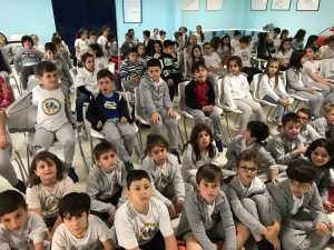 I ragazzi della Rodari che hanno aderito al progetto