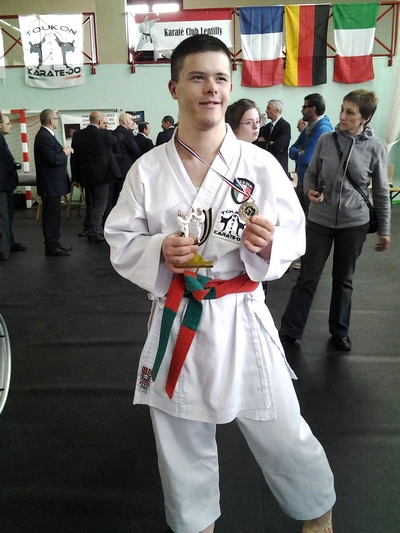 Daniele Alfonsi, Medaglia d’Oro agli Internazionali di Karate per Disabili