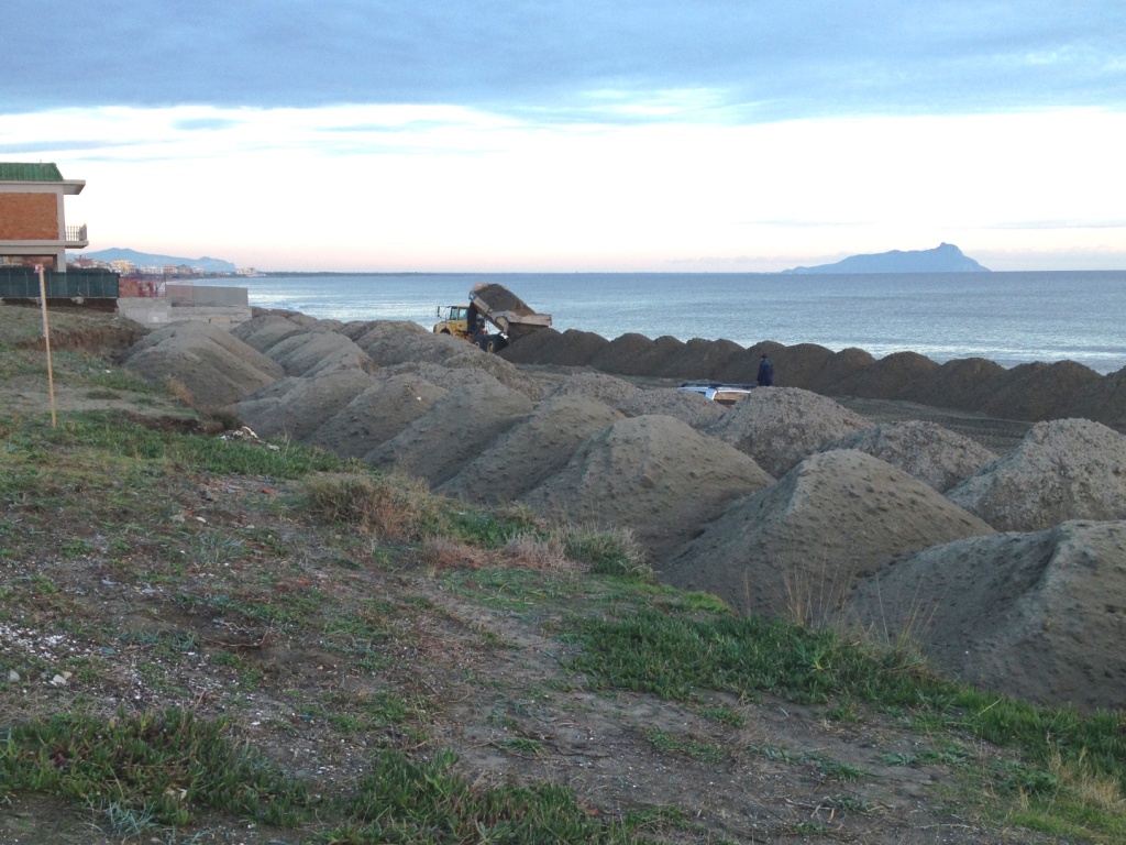 Erosione della costa: completata la prima fase del progetto di difesa