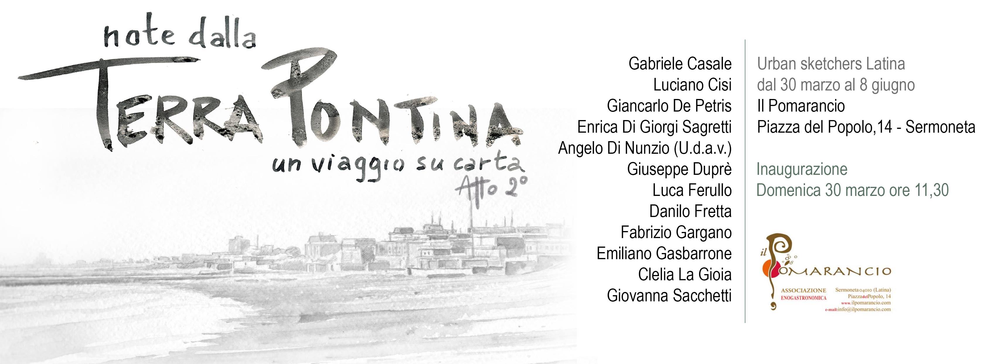 Gli urban sketchers al Pomarancio