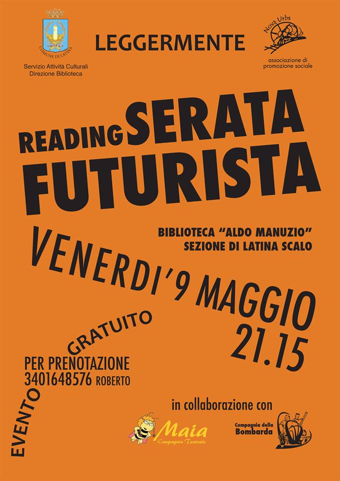Reading Serata Futurista = divertimento assicurato!