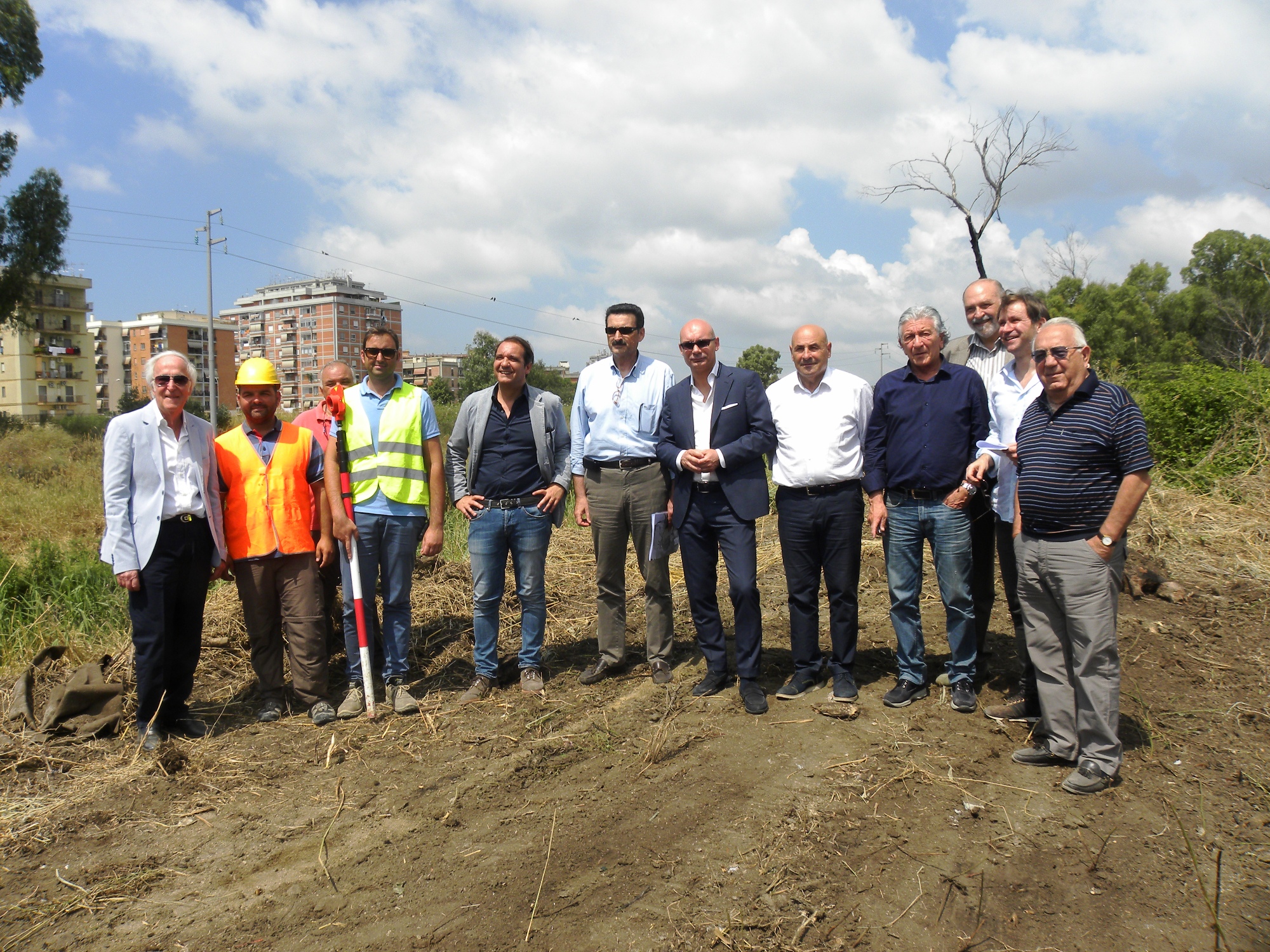 Inaugurato il cantiere del ponte di collegamento tra via Pantanaccio e via dei Volsci