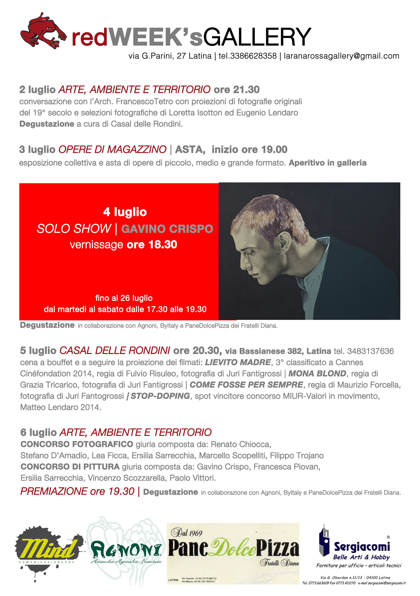 Latina: Red Week’s Gallery, dedicata all’arte contemporanea