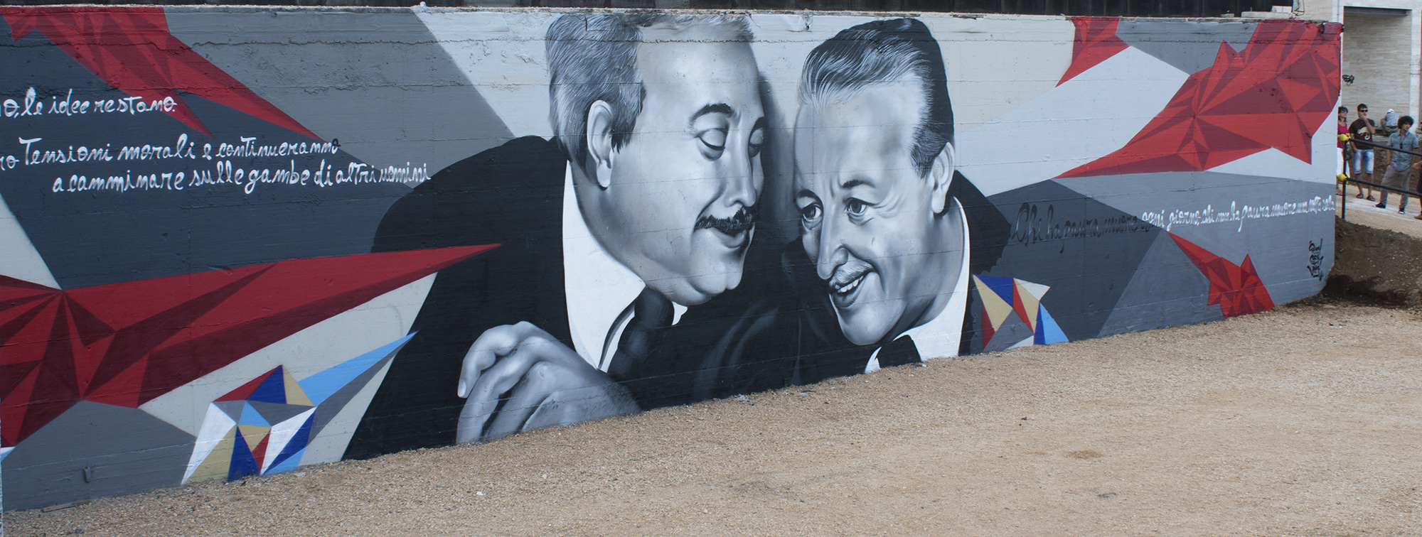 Cisterna: Un maxi murales dedicato Falcone e Borsellino