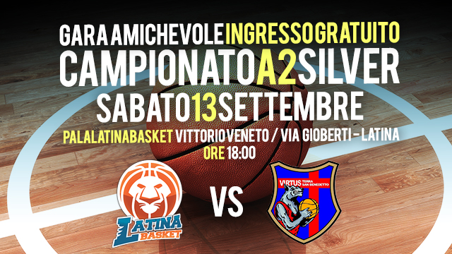 Al PalaLatinaBasket: Latina Basket vs Virtus Cassino