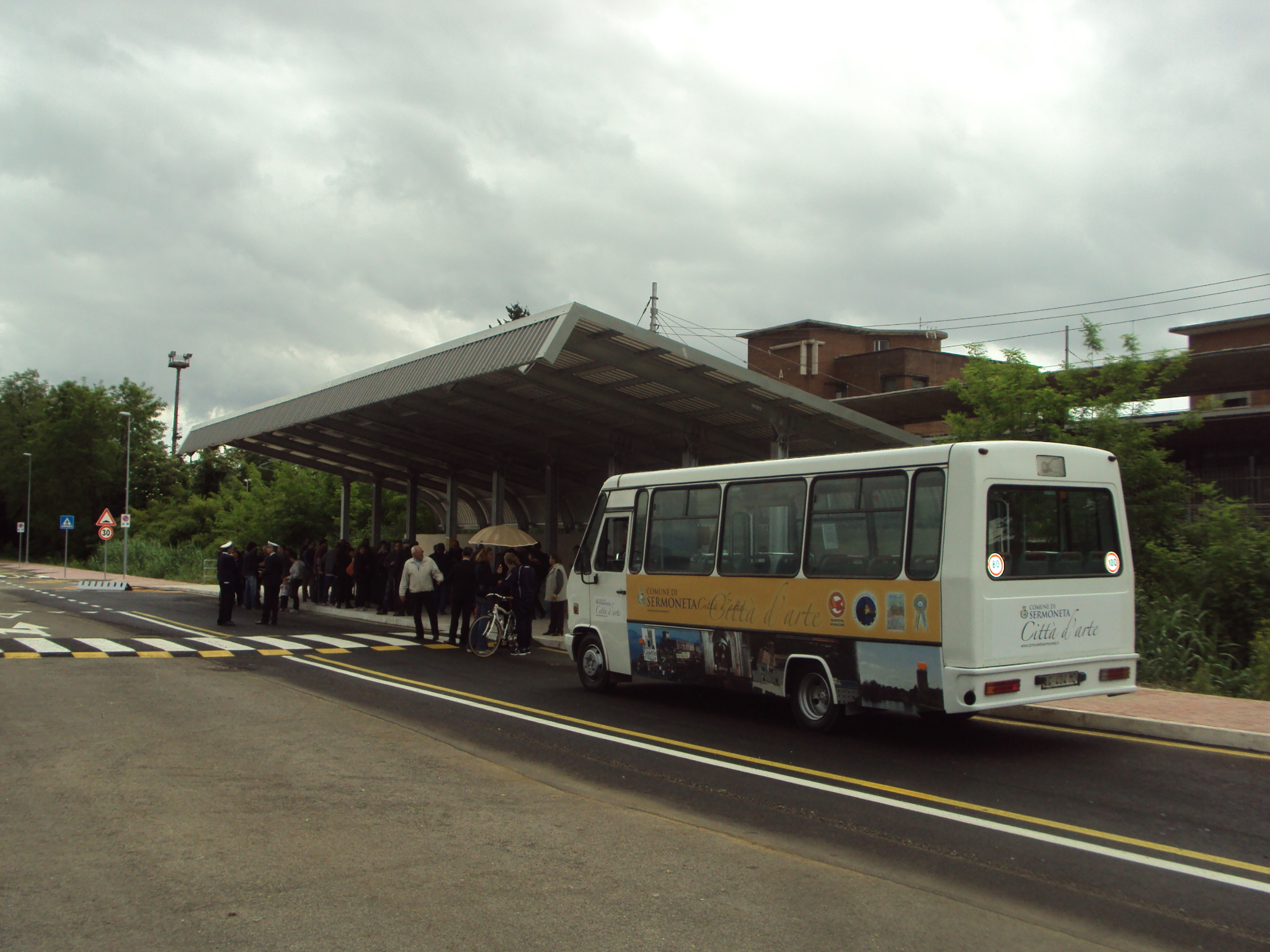Nuova fermata Cotral al parcheggio della Stazione di Latina