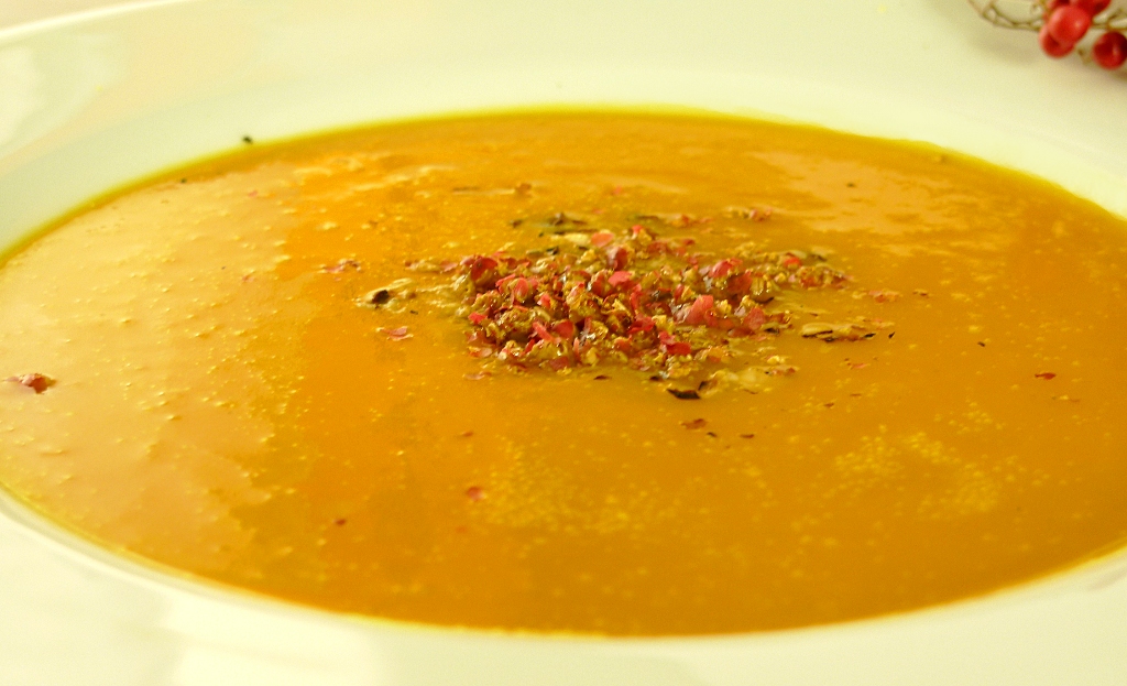 Le ricette di Silvia: Cremosa di Zucca con Pepe Rosa