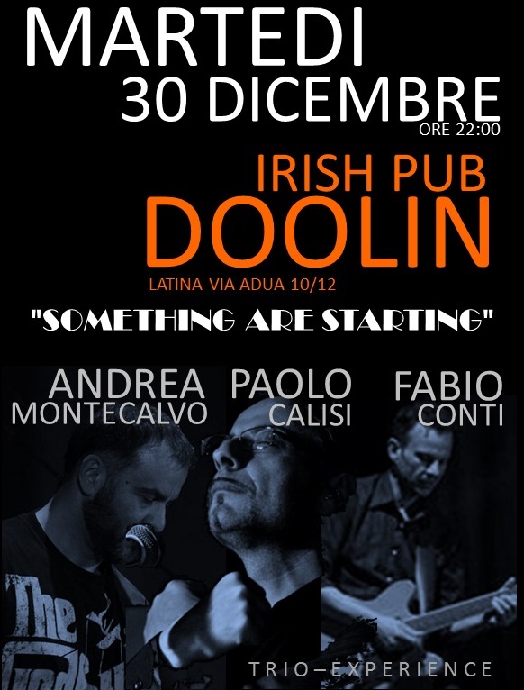 Andrea Montecalvo e Paolo Calisi on stage al Doolin