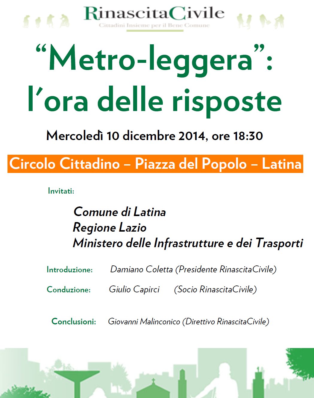 Metro-leggera: l’ora delle risposte