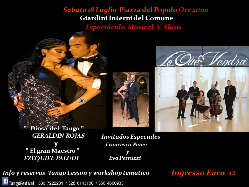 Latina Tango Festival, due giorni da non perdere.