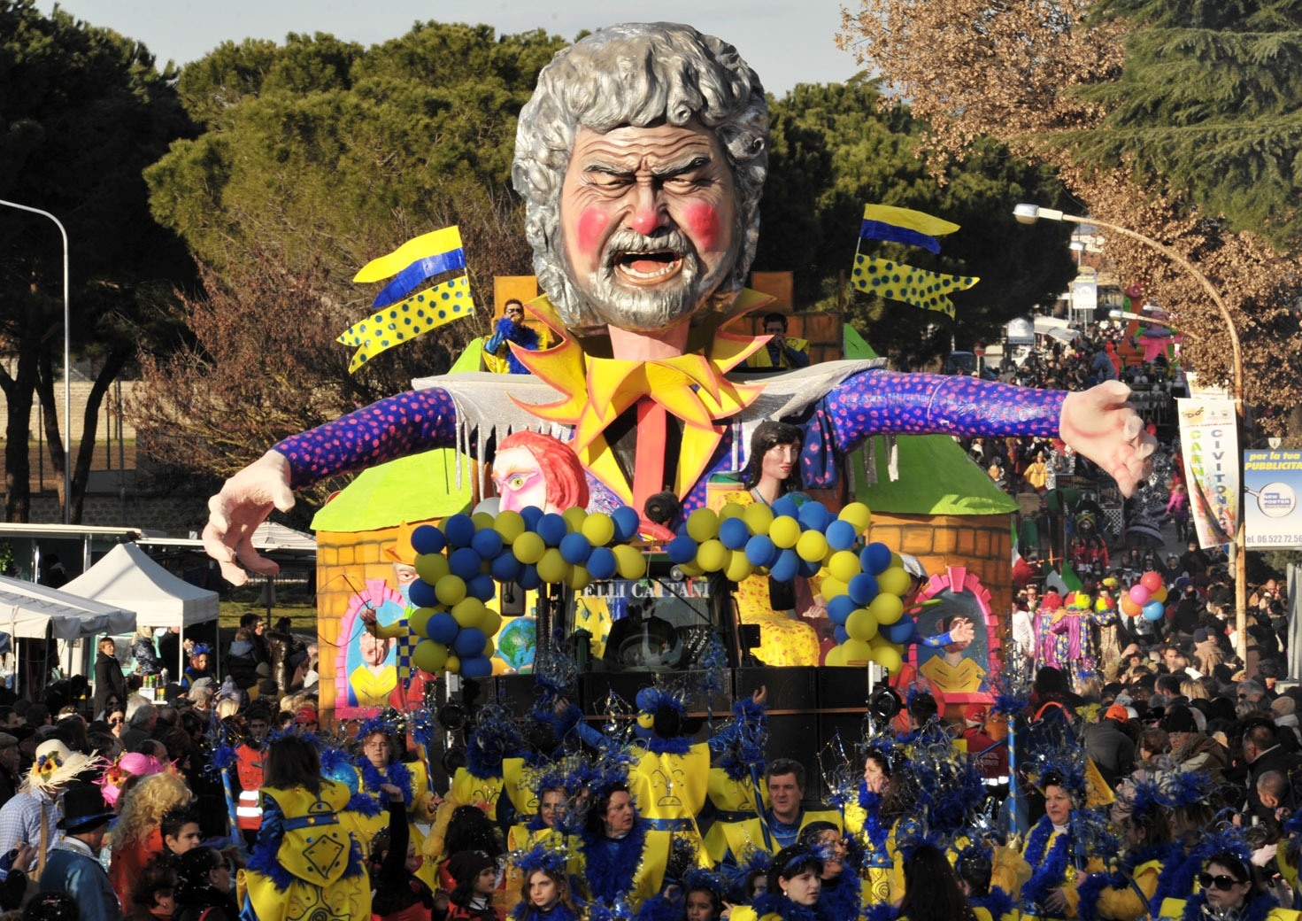 Carnevale Civitonico luci, colori, allegria e divertimento