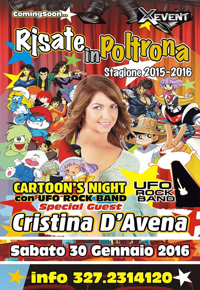Cartoon’s Night ad Aprilia con Cristina D’Avena
