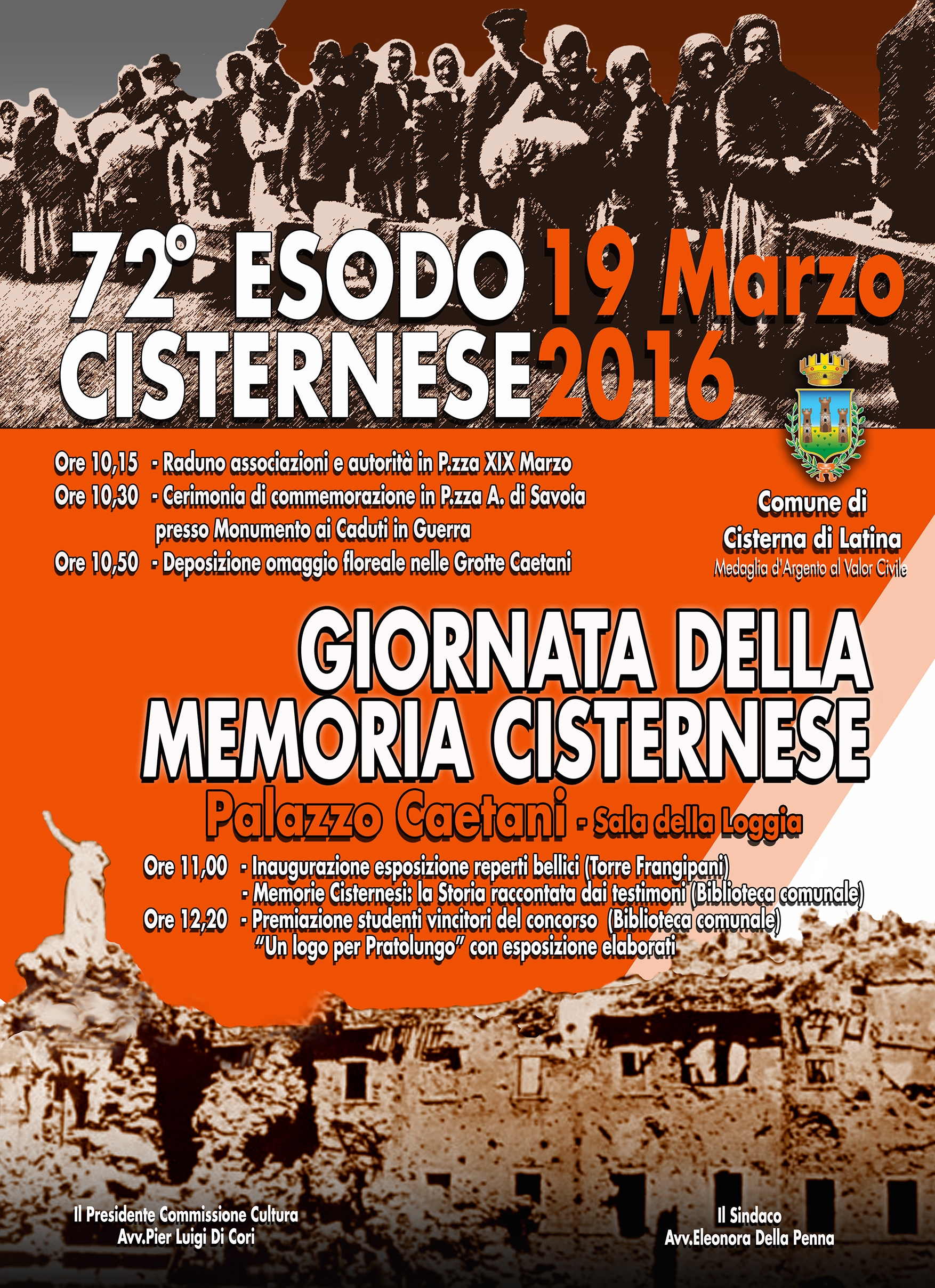 1° Giornata della Memoria Cisternese, il racconto dei testimoni diretti dell’eccidio di Pratolungo e della strage Salaro