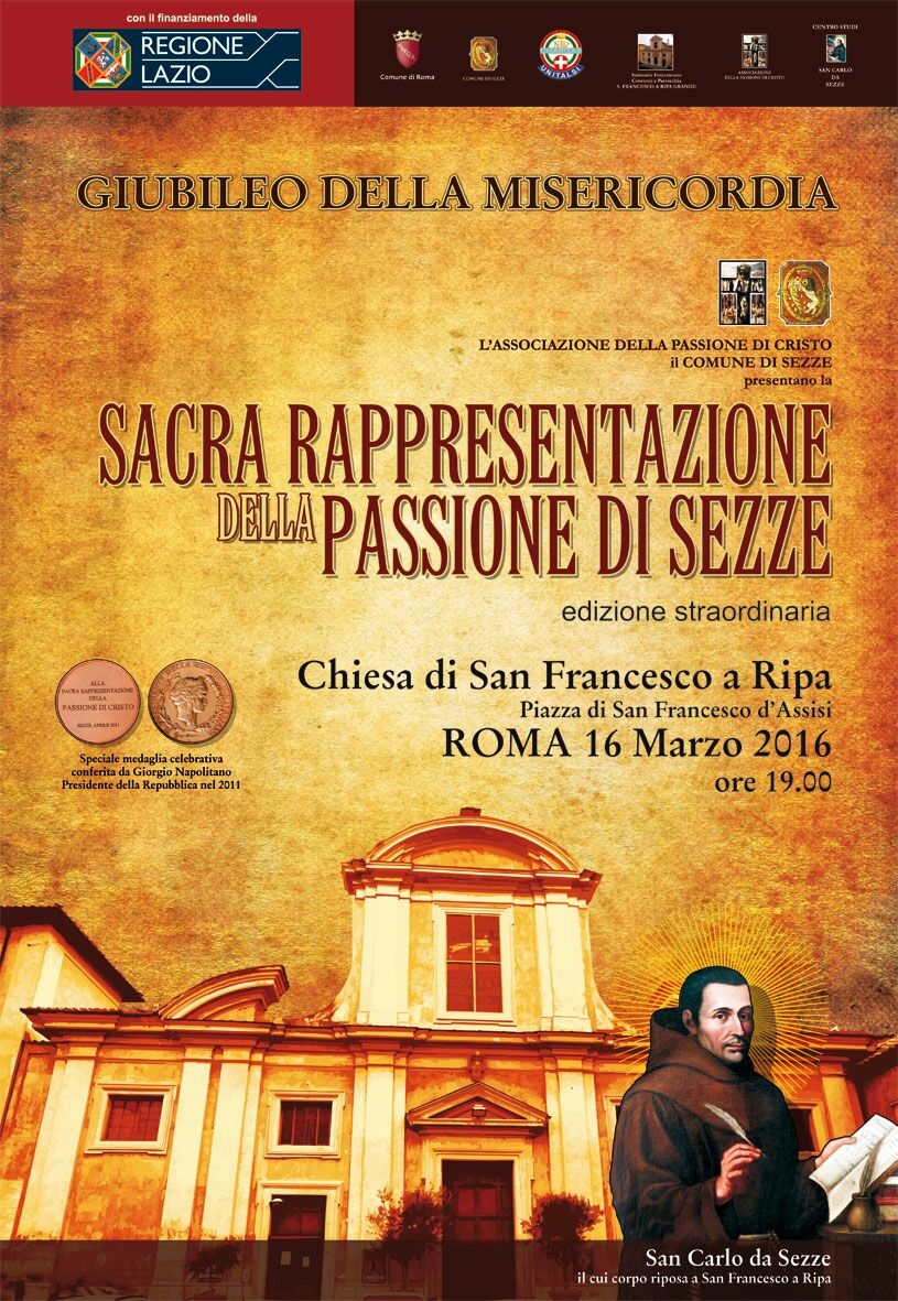 Sacra Rappresentazione della Passione di Cristo di Sezze va a Roma