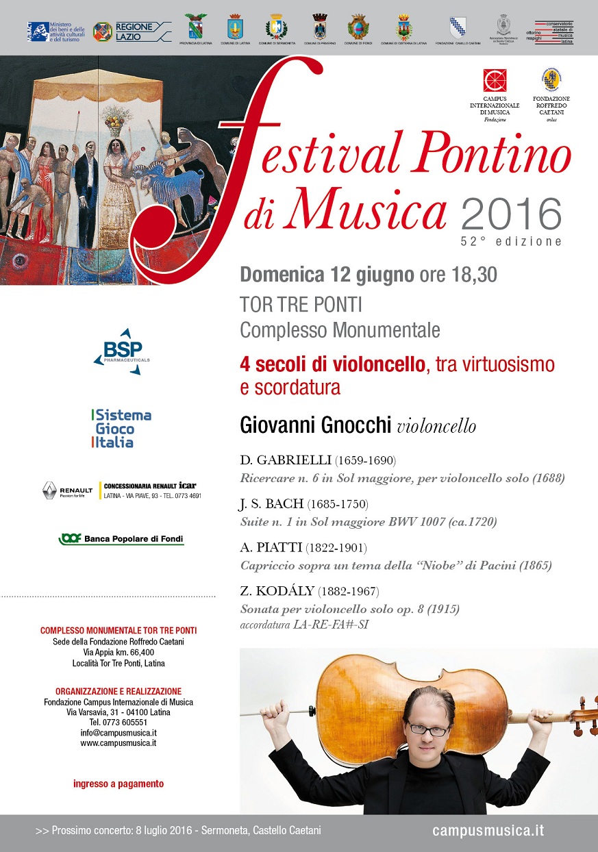 Domenica anteprima del 52° Festival Pontino di Musica