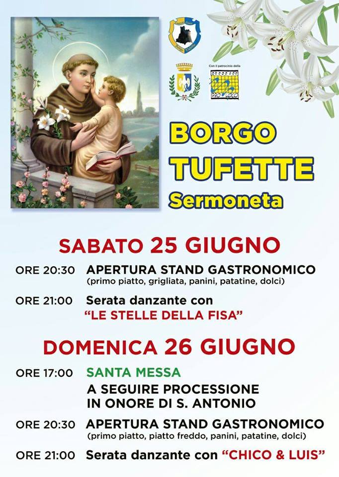 Borgo Tufette in festa per Sant’Antonio