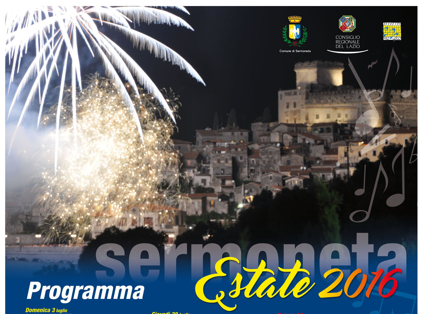 Sermoneta Estate 2016: teatro, musica, Folklore, Arte