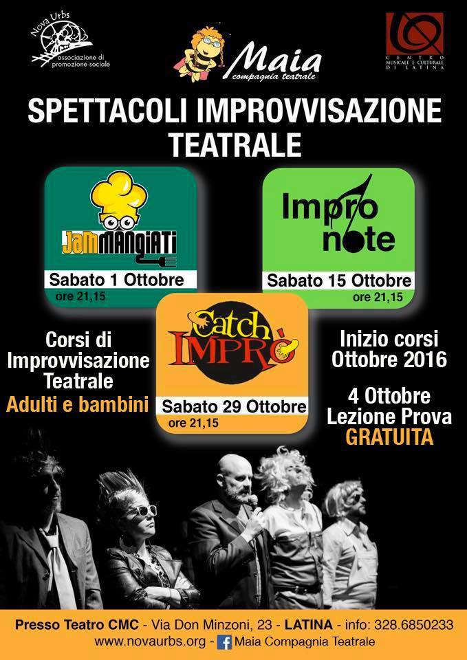 Ottobre di risate con Impro