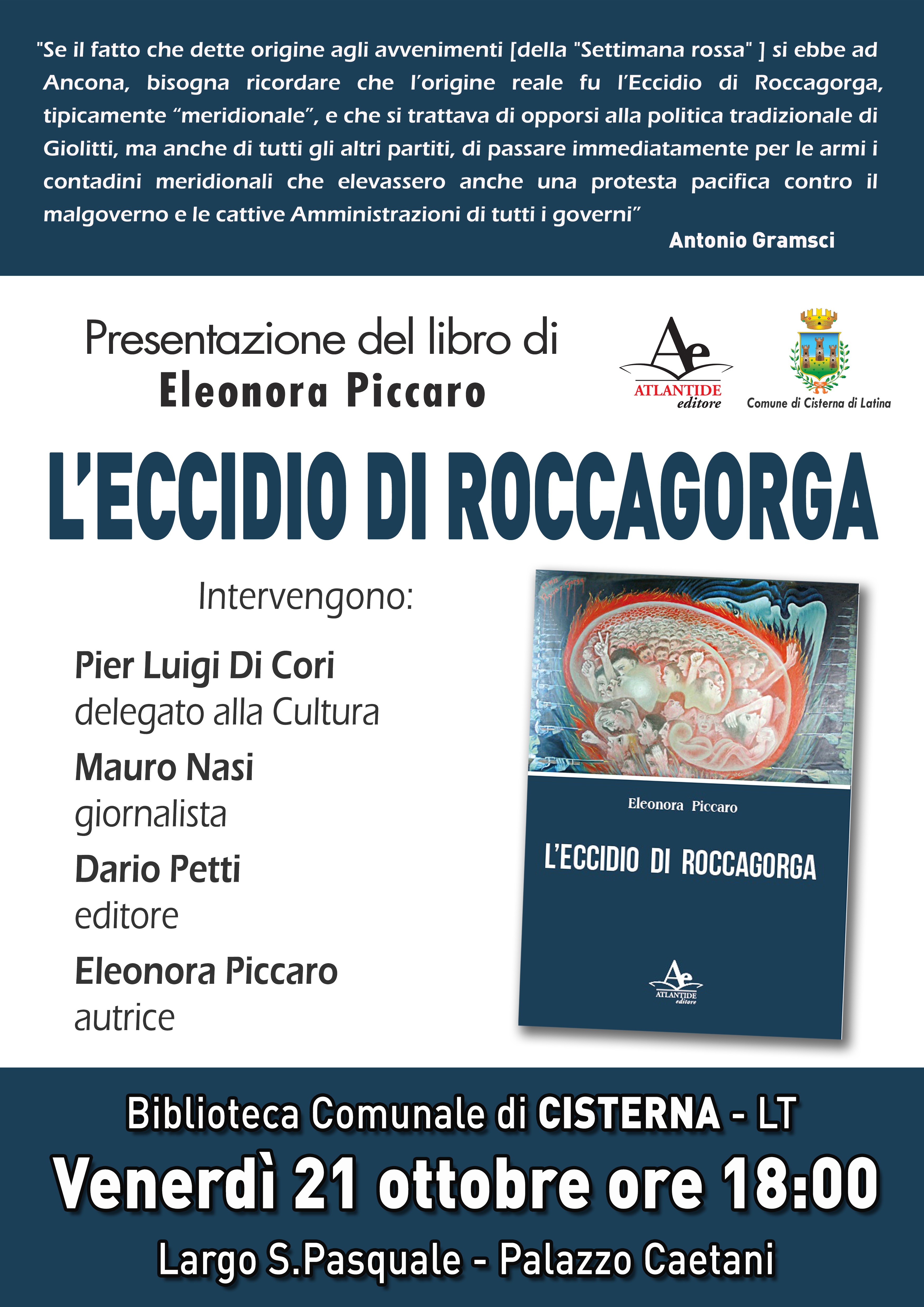 L’eccidio di Roccagorga venerdì a Cisterna