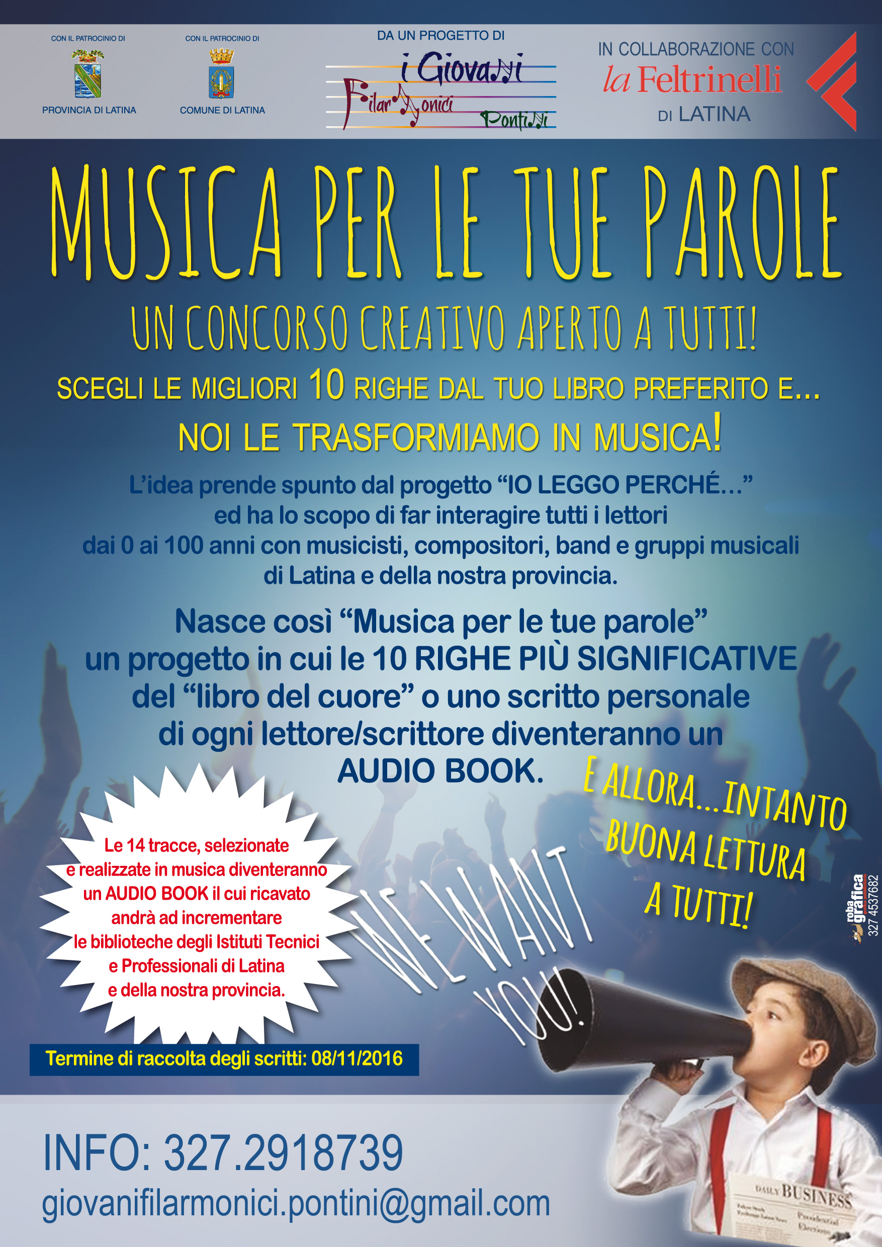 “Musica per le tue parole” seconda edizione