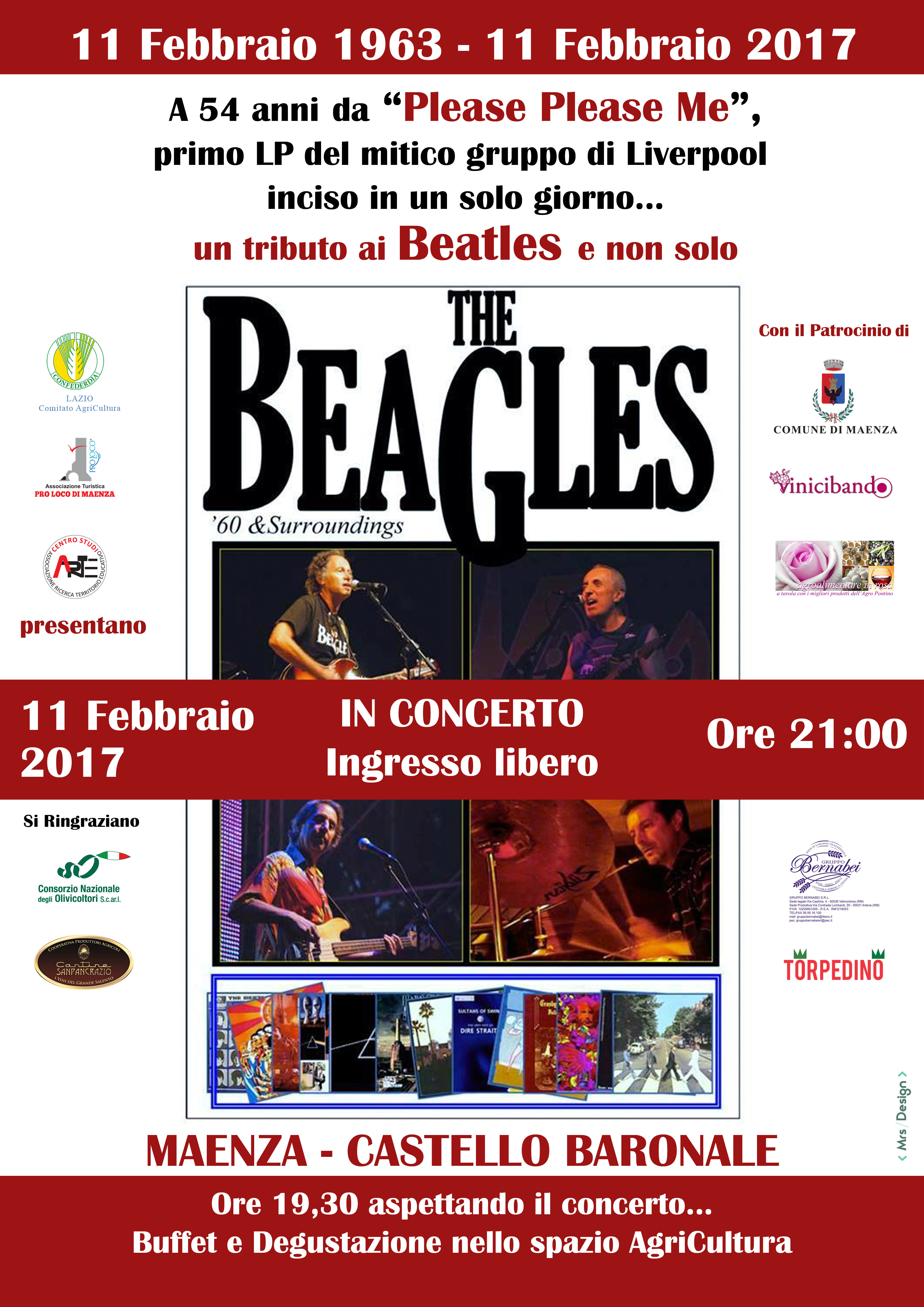 The Beagles in concerto al Castello Baronale di Maenza