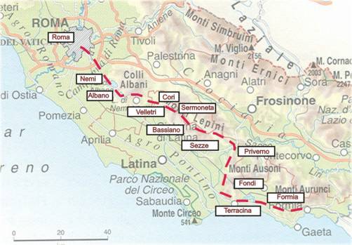 Via Francigena: prosegue il lavoro del Club  UNESCO di Latina