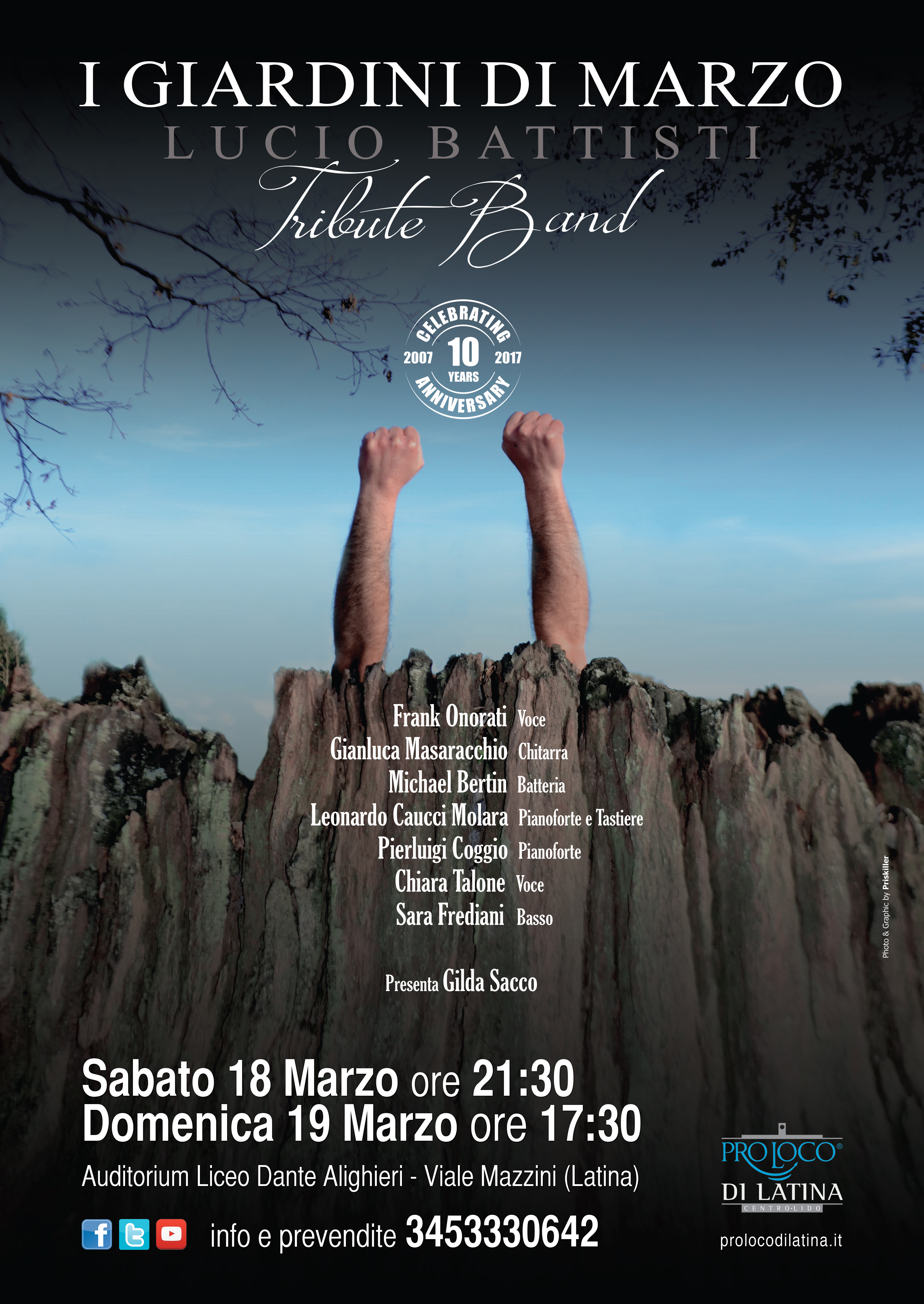 Latina: I Giardini di Marzo in concerto