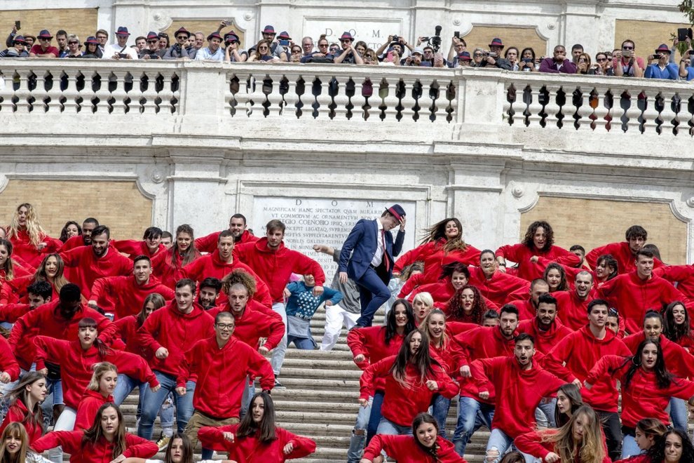 Non Solo Danza in piazza di Spagna con Sven Otten