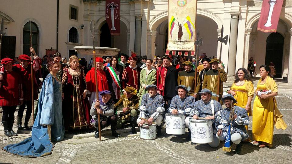 La delegazione del Paio del Tributo di Priverno a Genazzano e Nettuno.