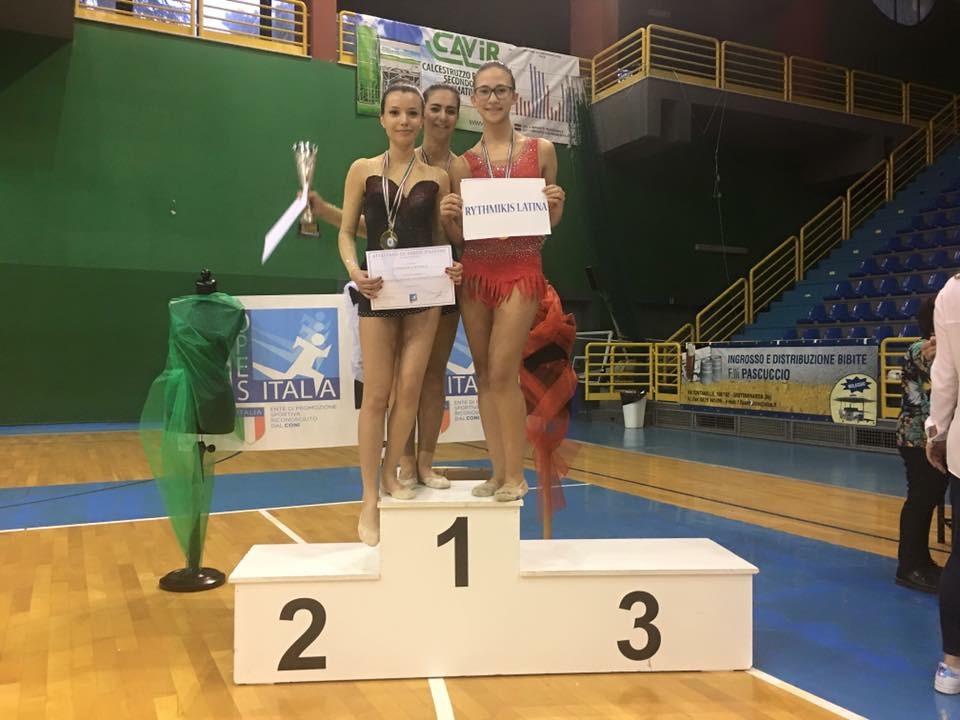 Le ginnaste dell’ASD VRG RYTHMIKIS Latina conquistano 11 titoli Nazionali