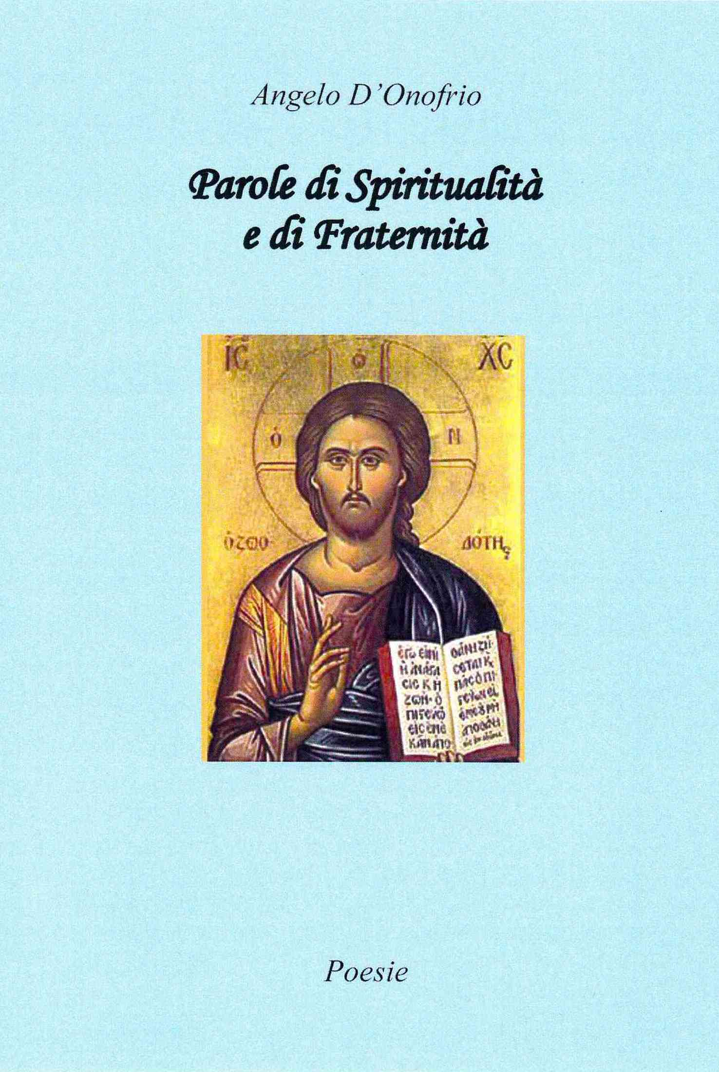 Libri: Parole di Spiritualità e di Fraternità di Angelo D’Onofrio