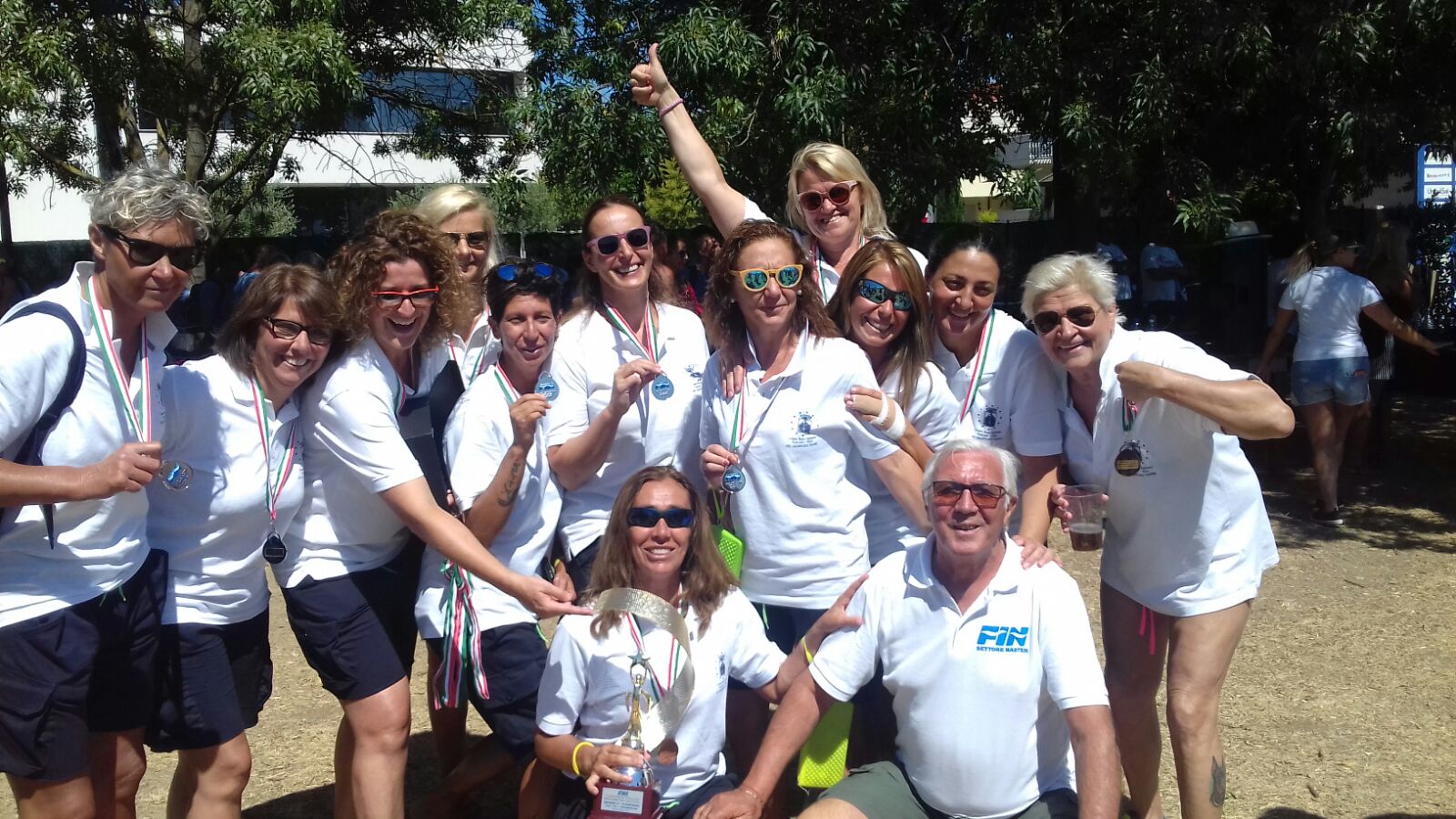 L’anziate, Teresa Giordani, medaglia d’argento ai campionati italiani di pallanuoto