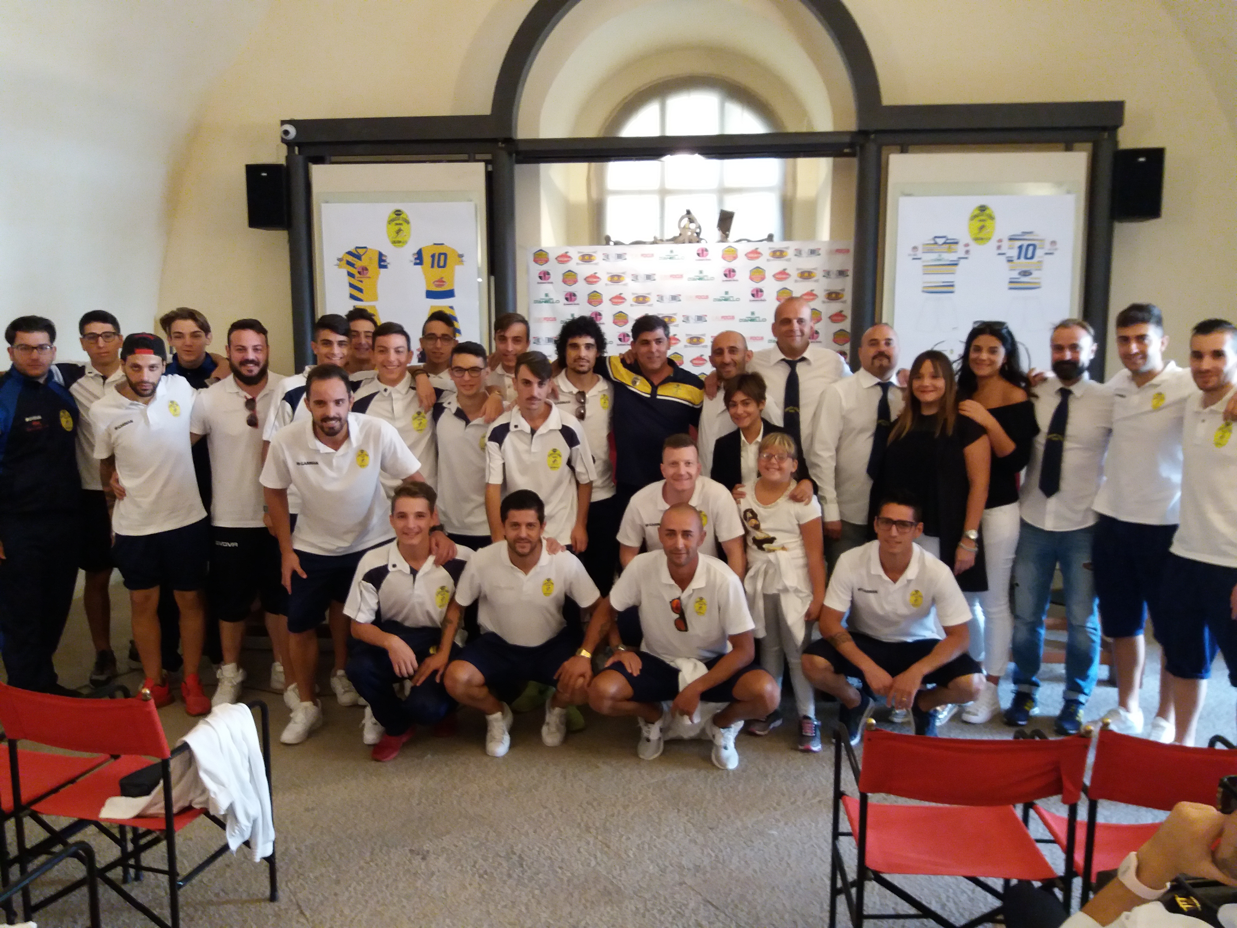 Castello Baronale: la presentazione ufficiale della Gymnastic Fondi Futsal