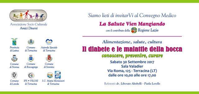 Terracina: “La Salute Vien  Mangiando”, il convegno