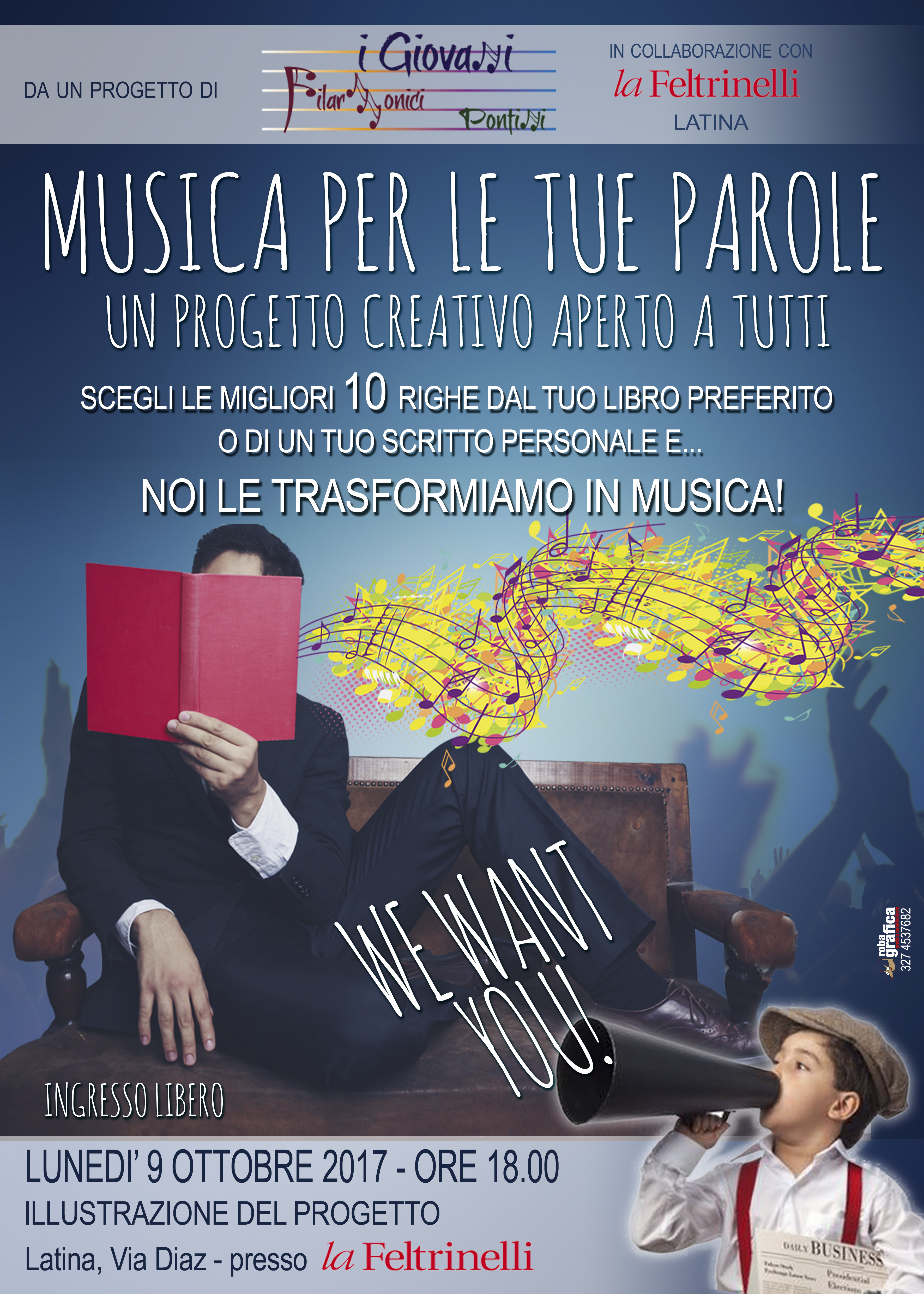 Decolla la terza edizione di “Musica per le tue parole”