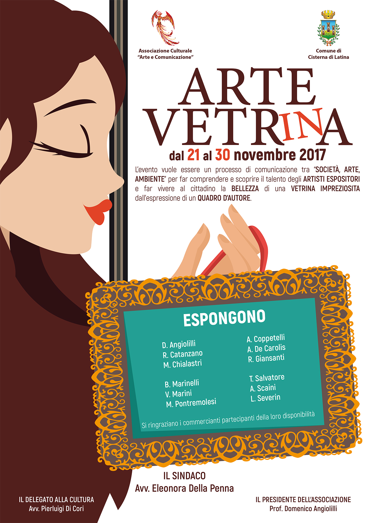 Cisterna: Il Corso si trasforma in una galleria d’arte