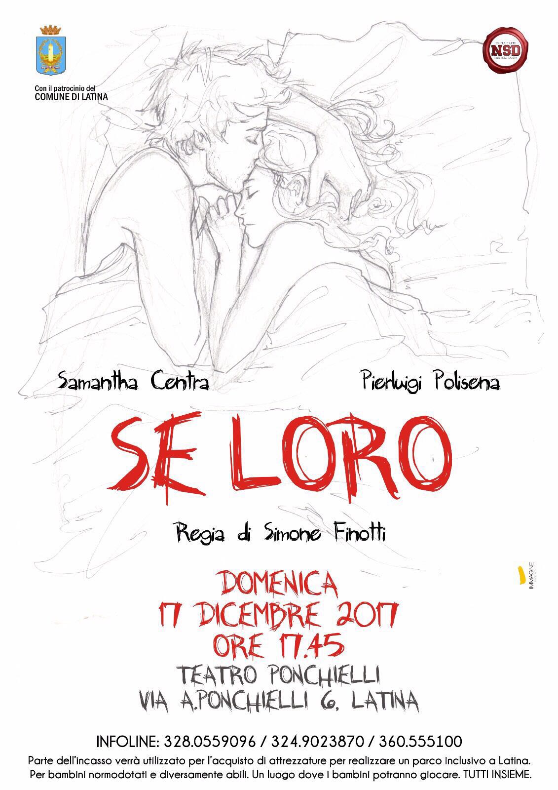 Latina:  “Se loro …”al Teatro Ponchielli  (video promo)