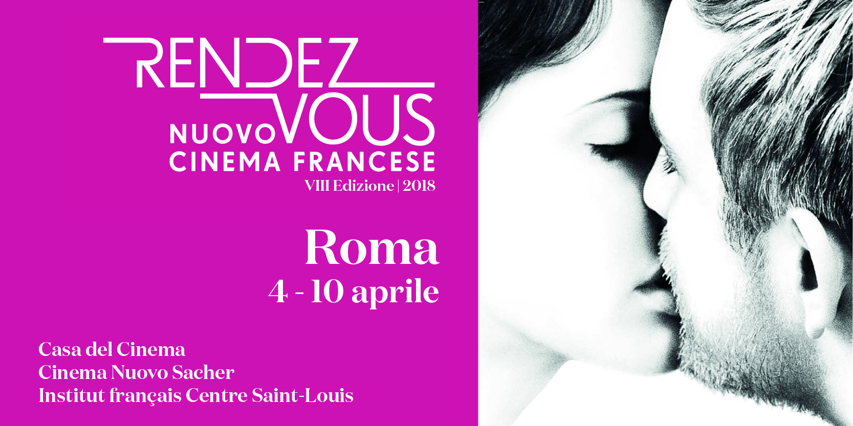 Parte da Roma il Rendez-Vous, Festival del Nuovo Cinema Francese