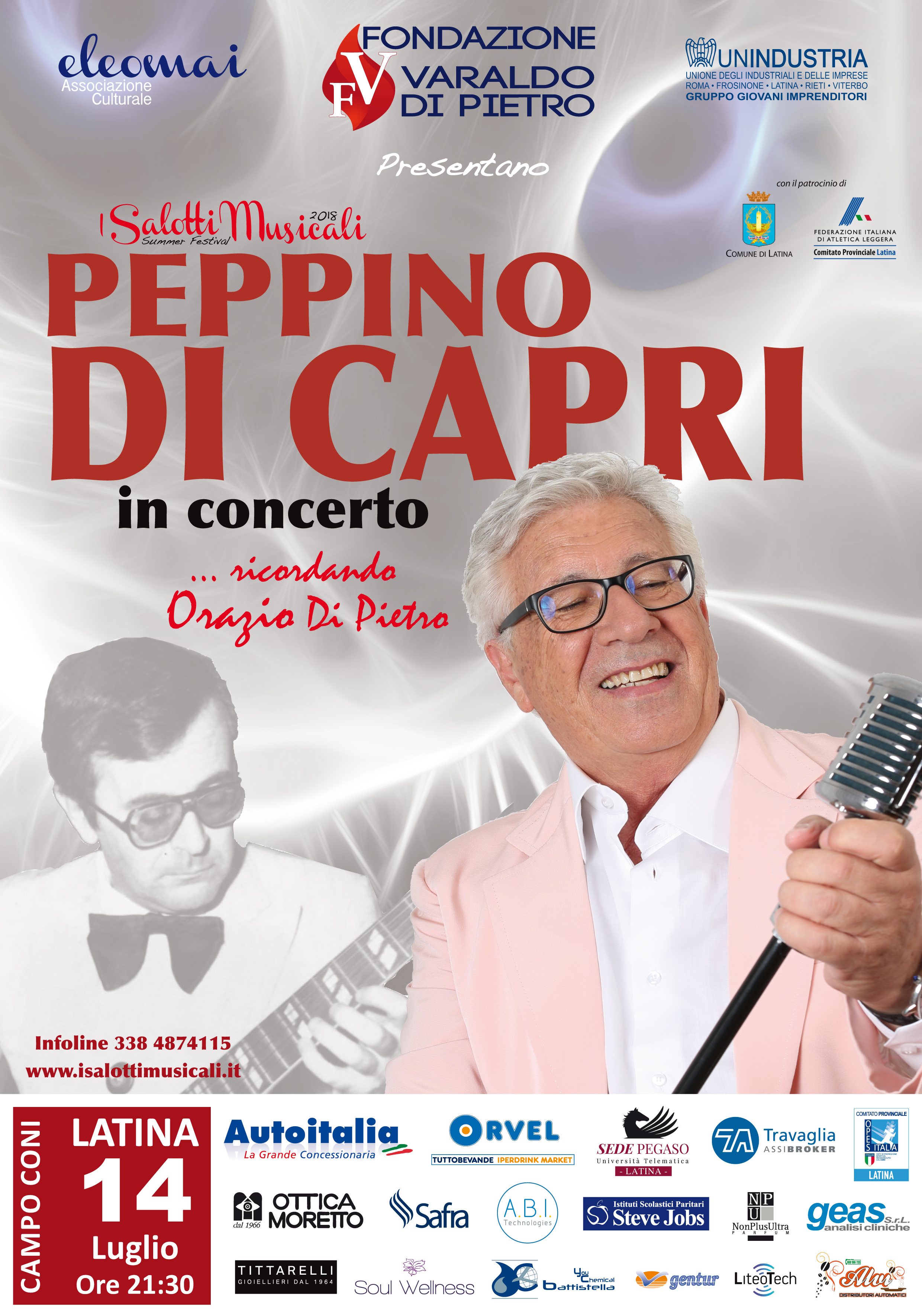 Peppino Di Capri in Concerto … ricordando Orazio Di Pietro