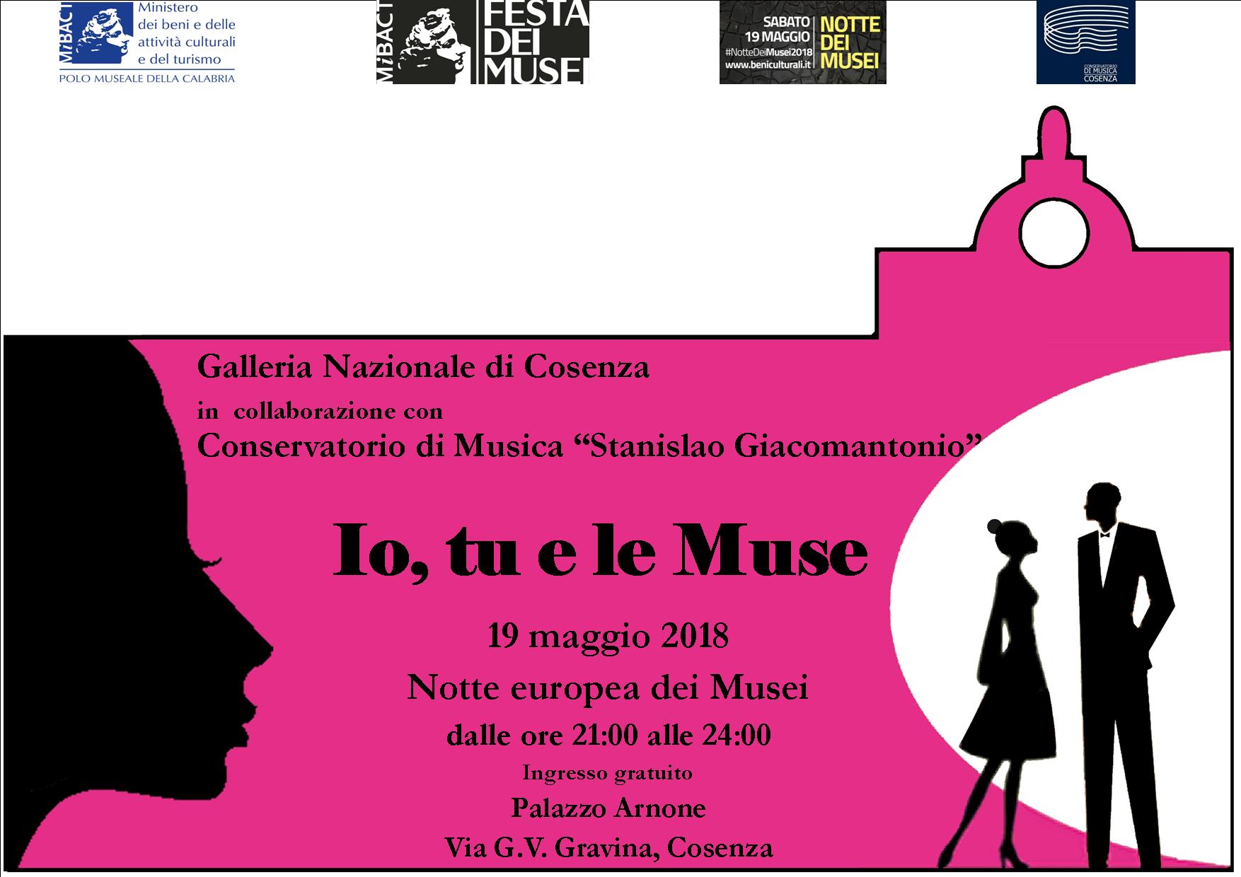 Cosenza: Notte europea dei Musei e “Io, tu e le Muse”