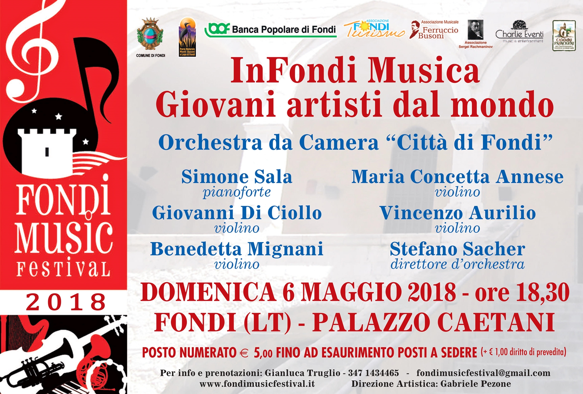 Tornano i grandi concerti del Fondi Music Festival