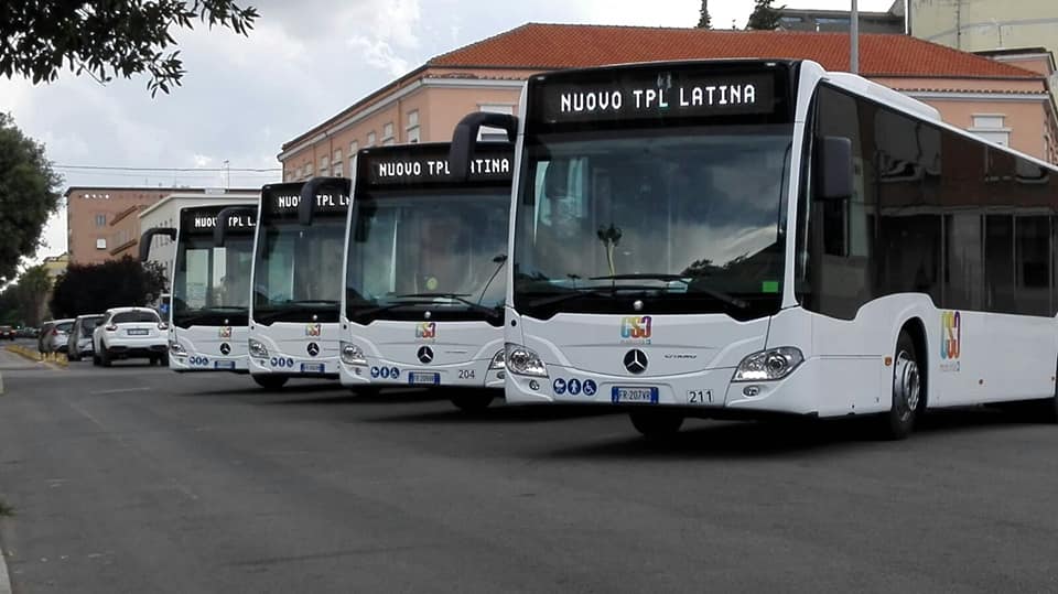 Latina: arrivano gli autobus, nuovi e connessi