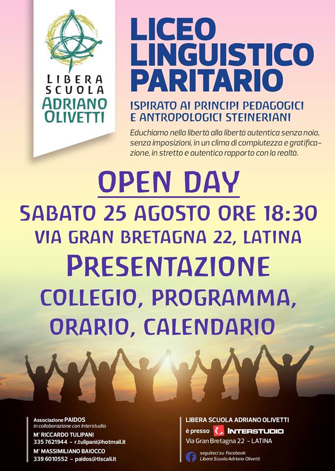 Latina: arriva il primo liceo Linguistico paritario del centro-sud Italia