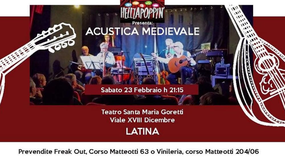 Teatro Santa Maria Goretti  di Latina: “Acustica Medievale in Concerto”