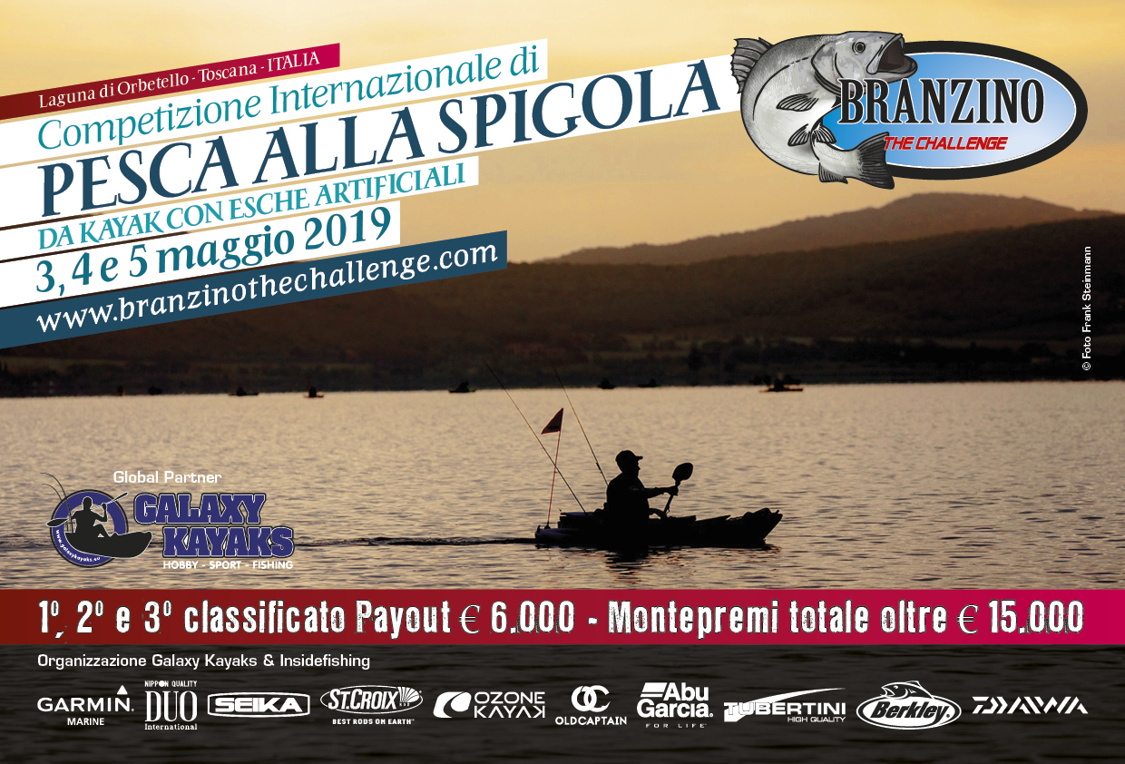 Orbetello: Branzino The Challenge 2019, torna la sfida in kayak