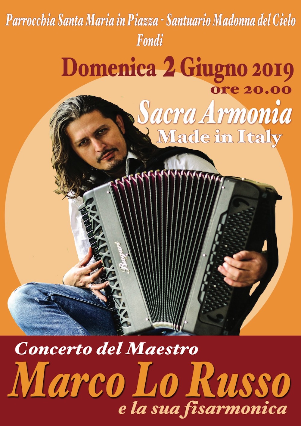 Marco Lo Russo in concerto al Santuario Madonna del Cielo di Fondi